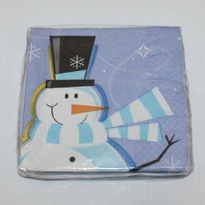 Party Creations Mr. Frosty Snowman 20 Count of 2-ply Napkins New in Package